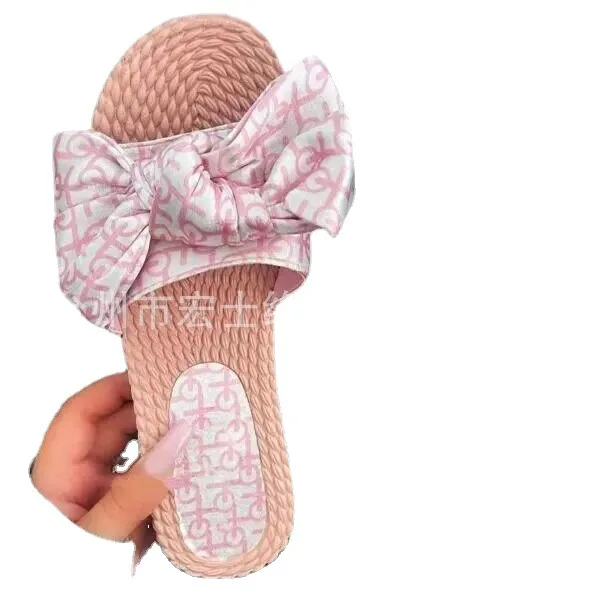 

Mixed Color Flat Woman Slippers Sandals Flat Shoes For Women, White , black , brown