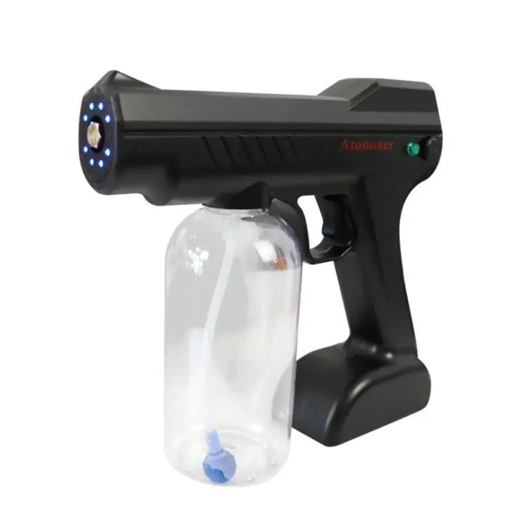 

Anion Electrostatic Disinfection Fog Gun Blu-ray Home Spray Atomizer Fogger Gun