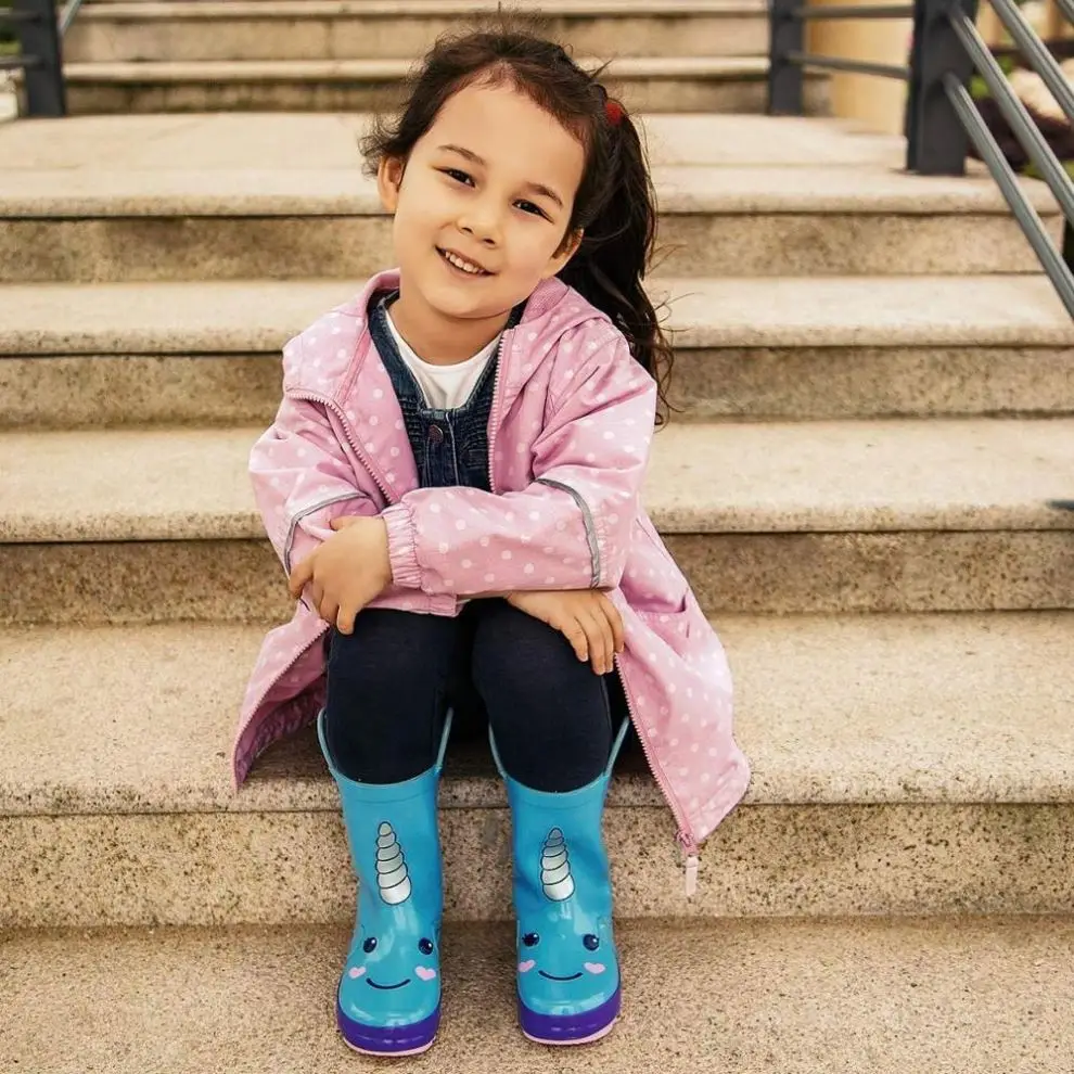 

OEM Approved Comfortable Safety Wellington Boots For Kids, 6 colors/oem