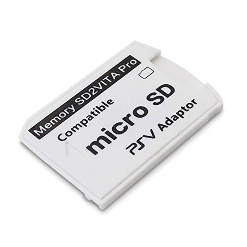 

Hot Sell Fast Loading Card Adapter For PSVita Game Card to Micro SD/TF For SD2Vita Convertor for PS Vita PSV 1000 2000 Version 5, White