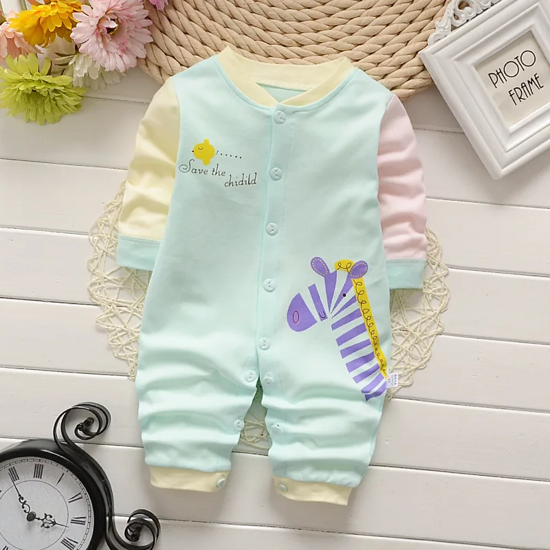 Newborn Infant Cotton Long Sleeve Unisex Baby Rompers Clothes Boy Girls Bodysuit Baby jumpsuit babies set