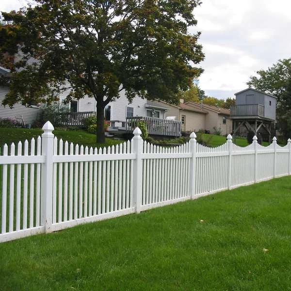 

2021 Amazon Hot Sale Heavy Duty Outdoor Safety Square Cheap Vinyl Picket Farm Garden PVC Fence, Black, white, gray and brown or customized color