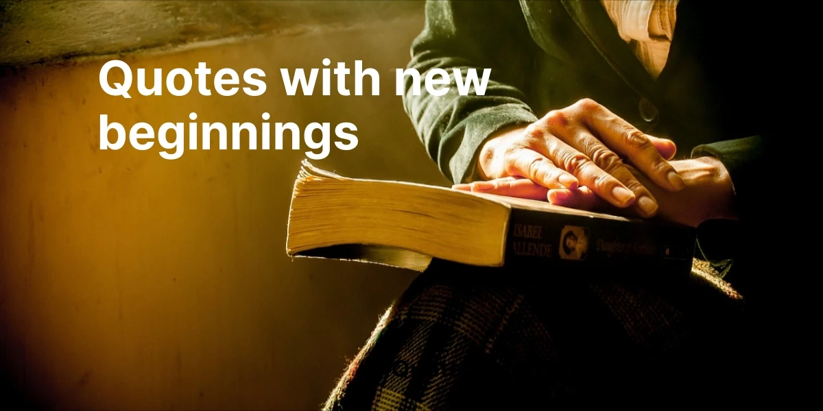 quotes with new beginnings