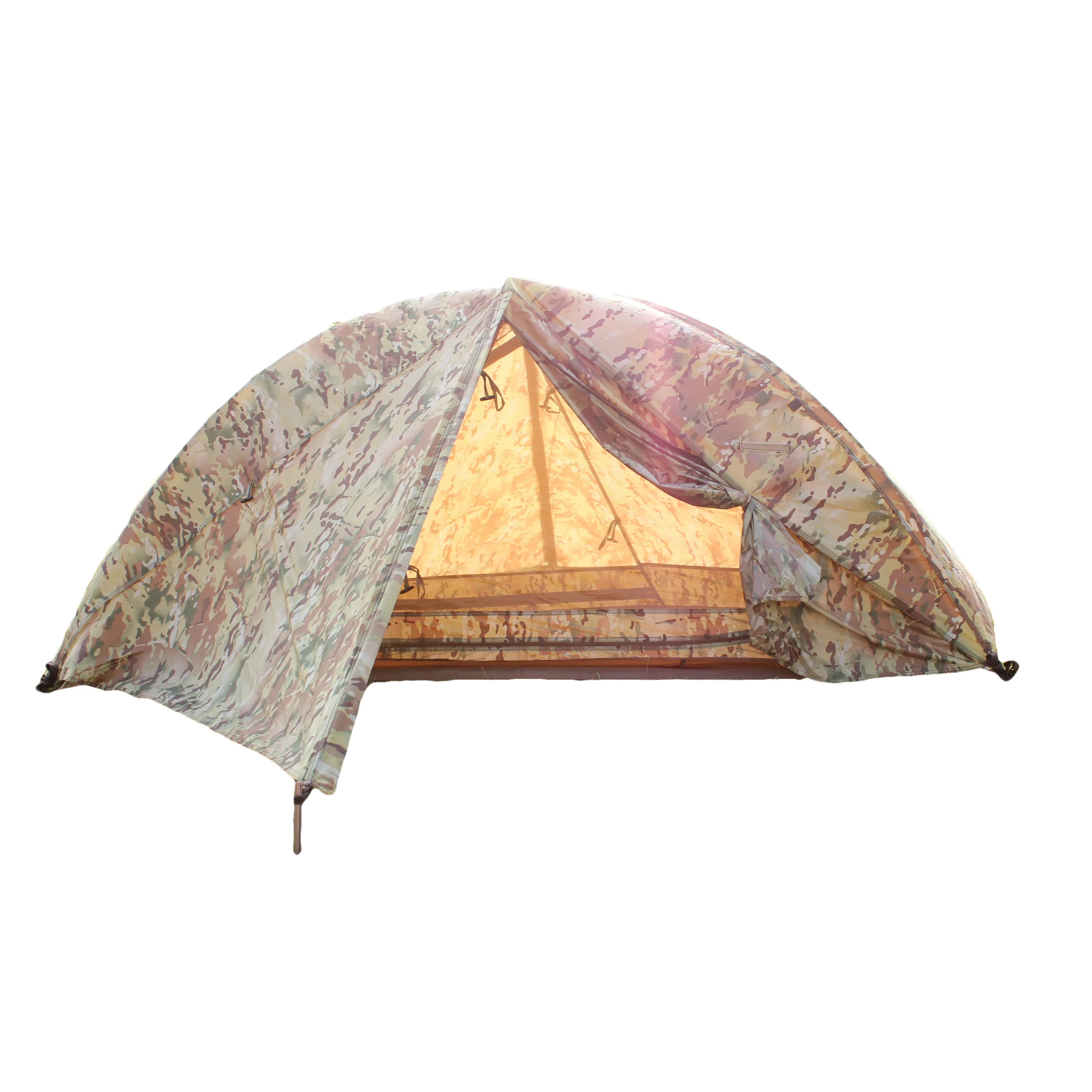 

summer travel wholesale 1 person camping tents outdoor military waterproof multi camouflage anti mosquito camping tents