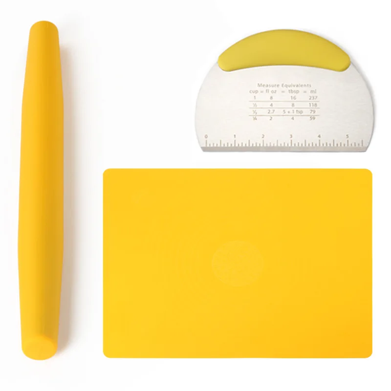 

Food Grade Silicone Kitchen Utensils Set Eco-Friendly Kitchen Utensils Silicone Set, Yellow