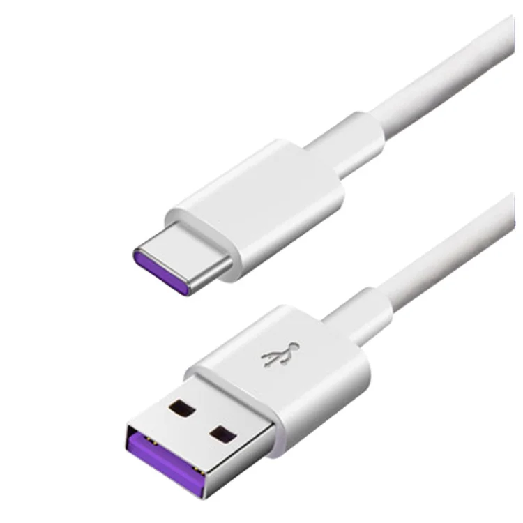 

Drop Ship RTS OEM Pure Copper Conductor White PVC Material 5A Type C Usb Fast Charging Data Cable