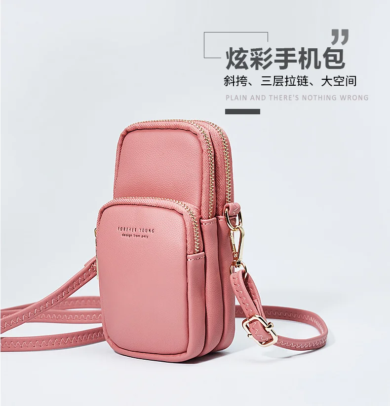 New Style Forever Young Women Phone Bag Leather Crossbody Bag - Buy Phone Bag,Women Phone Bag ...