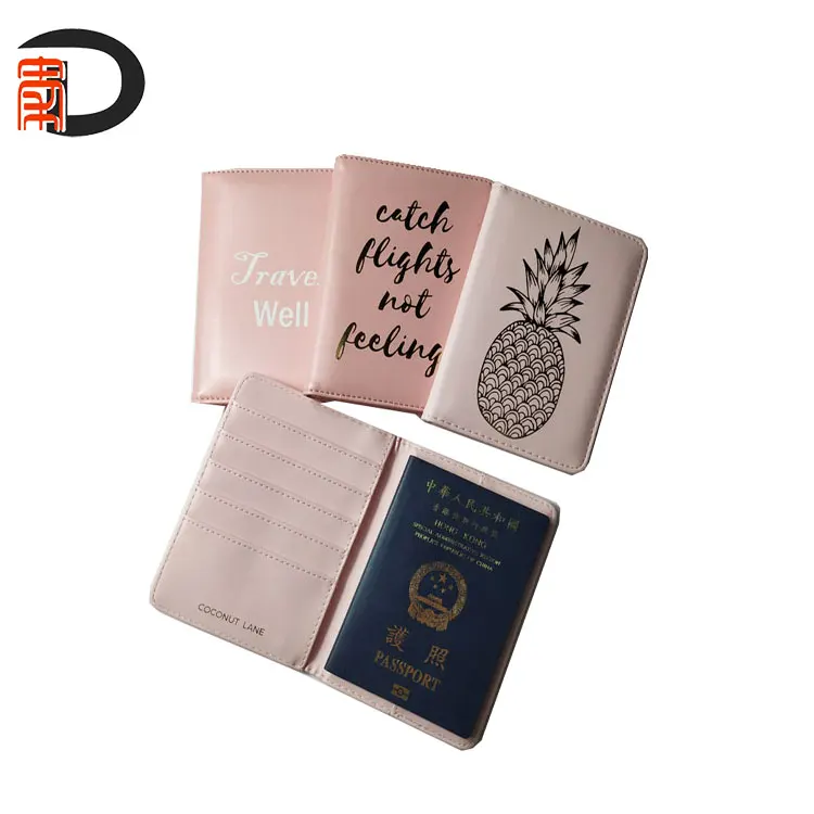 custom leather passport cover
