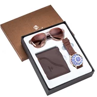 

Luxury Watch Wallet Sunglasses Mens Watch Gift Set for Dad Husband