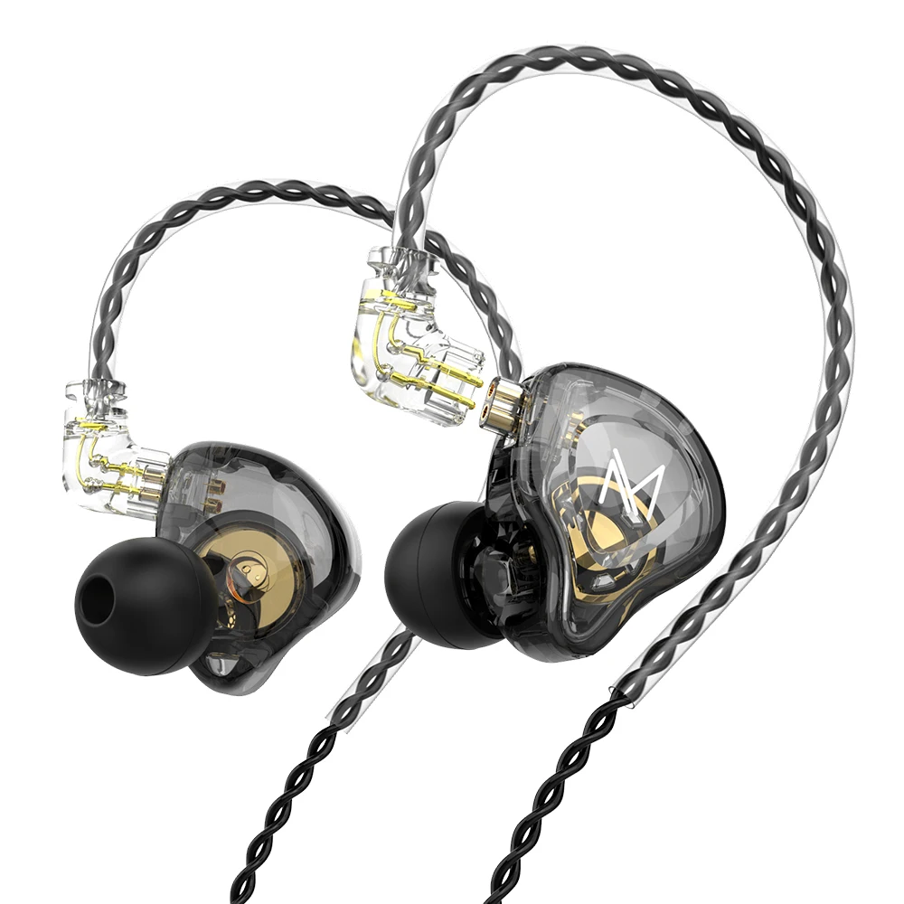 

2022 Top Fashion In Ear Earphones HIFI Bass Earbuds Monitor Earphone Sport 1DD Dynamic Noise Cancelling Headset