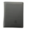 High quality factory price custom logo printing A5 emossed pu leather notepad folder