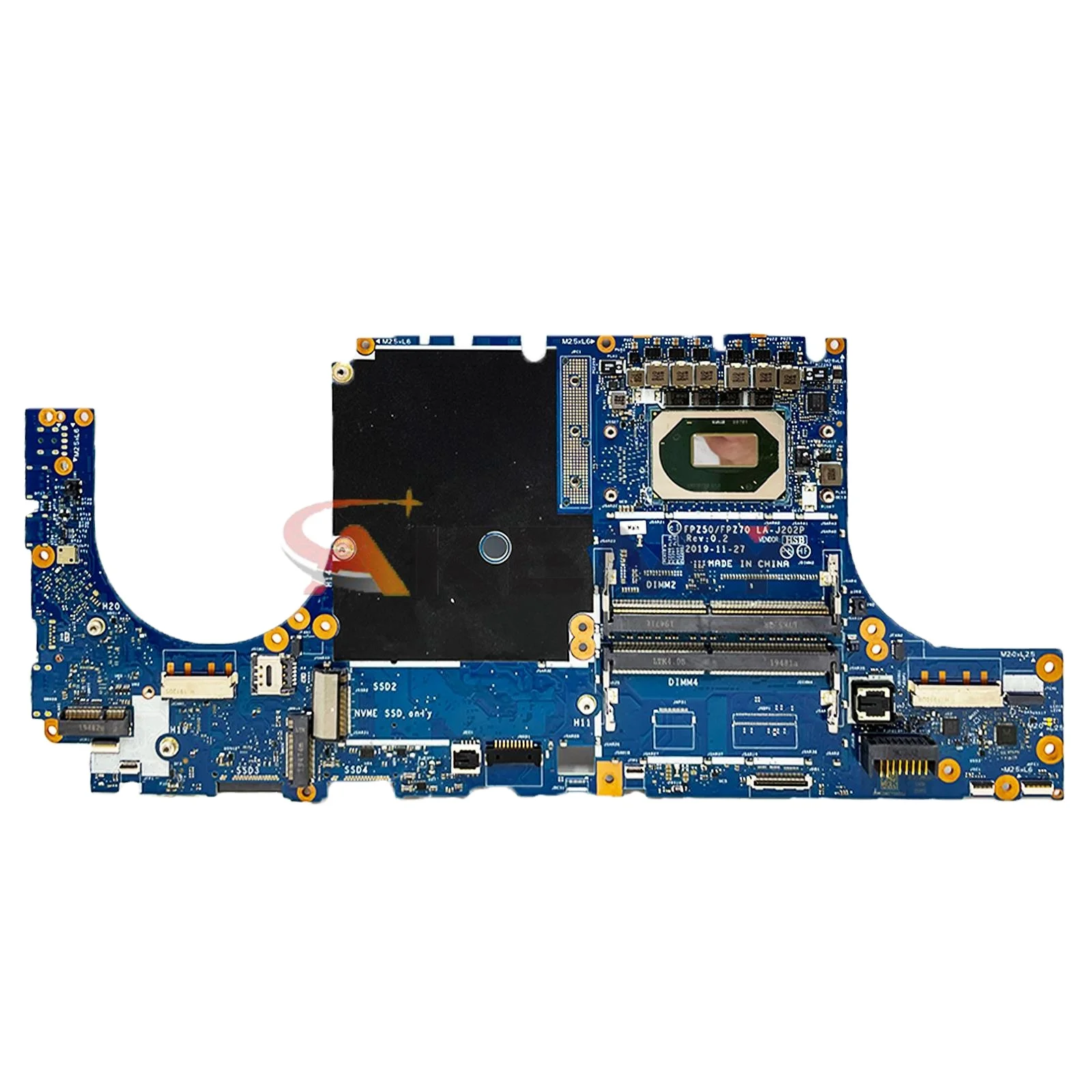 

For HP ZBook Fury 15 G7 FPZ50 LA-J202P Laptop Motherboard with I5 I7 I9 10th Gen CPU motherboard Mainboard
