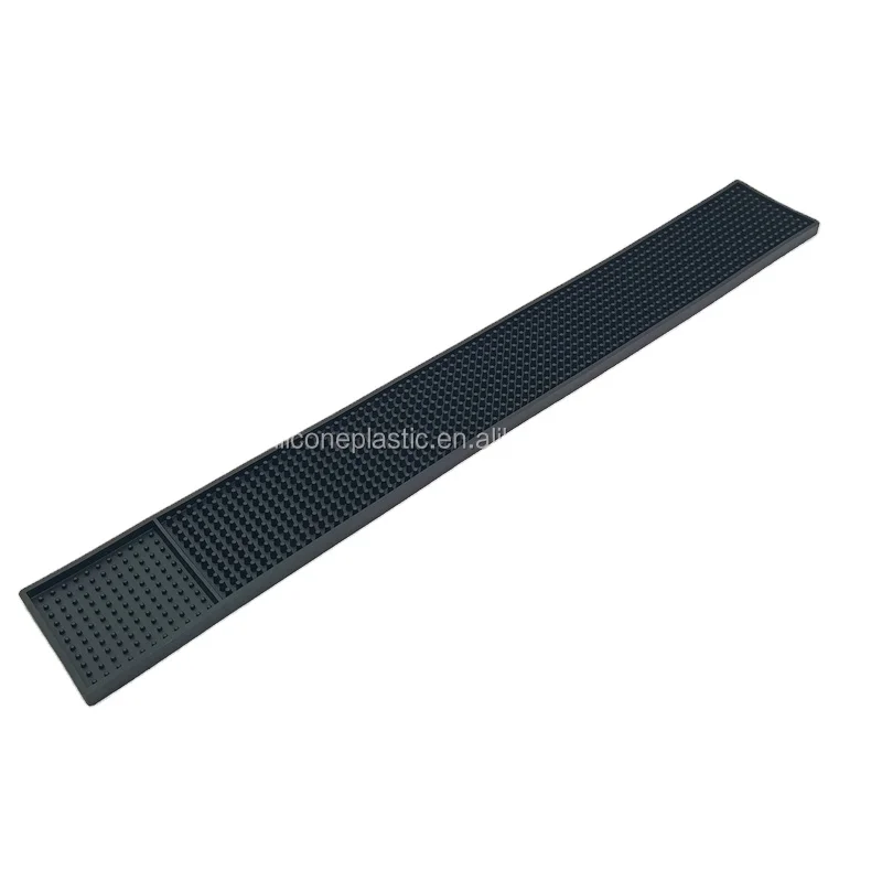 

High quality OEM logo China manufacturer pvc bar drip rail mat, Customized color