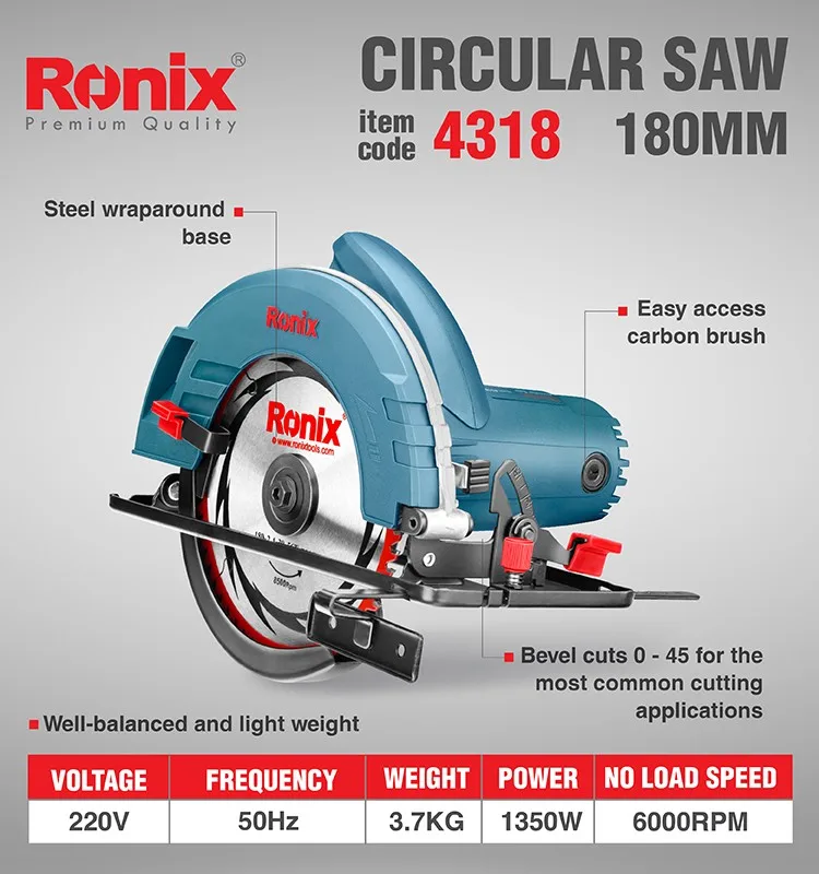 
Ronix 2020 180mm Model 4318 Circular Saw Grinding Machine, CIrcular Saw Blade Wood 