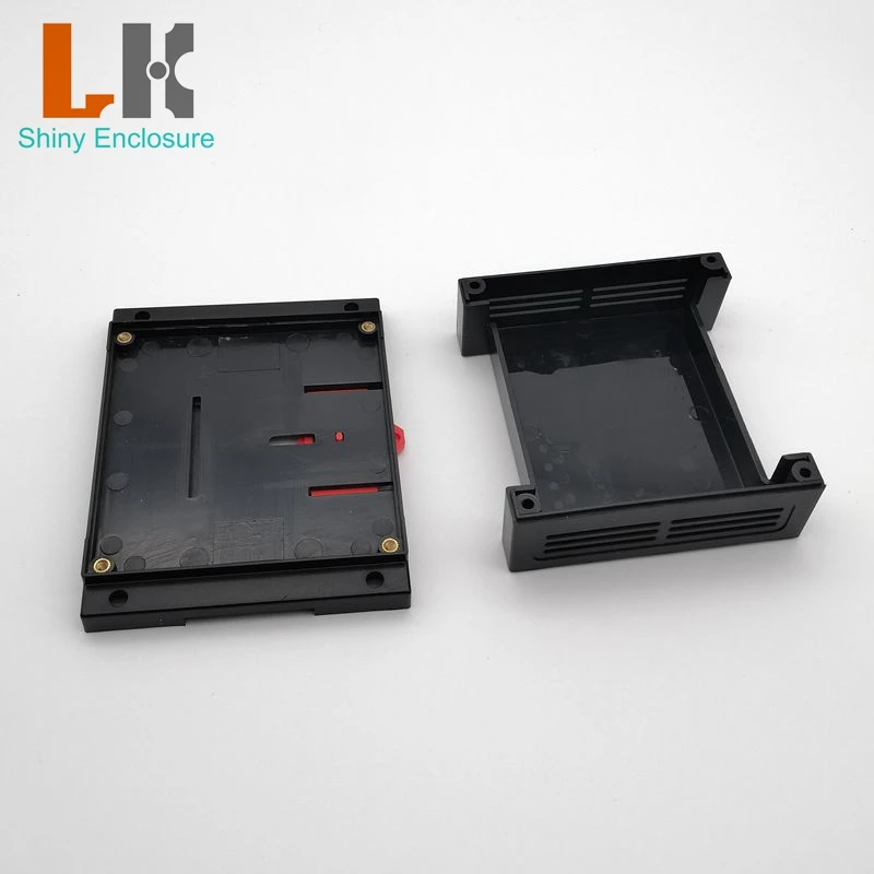 115*90*40mm Instrument Plc Mount Abs Din Rail Electrical Casing Plc