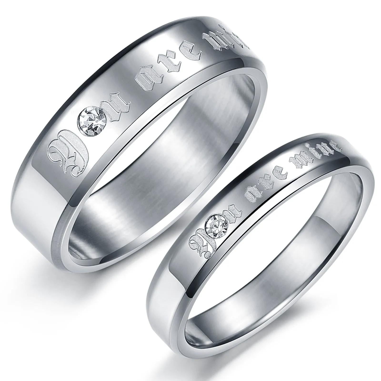 Серебряные венчальные кольца