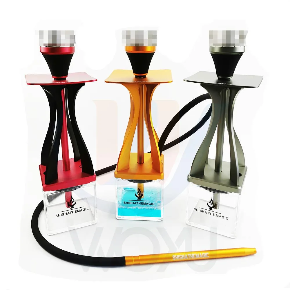 

Woyu wholesale modern hookah super chicha colored new shisha hookah bucks for bar, Gold/gold black/black/red/red black/blue/blue black