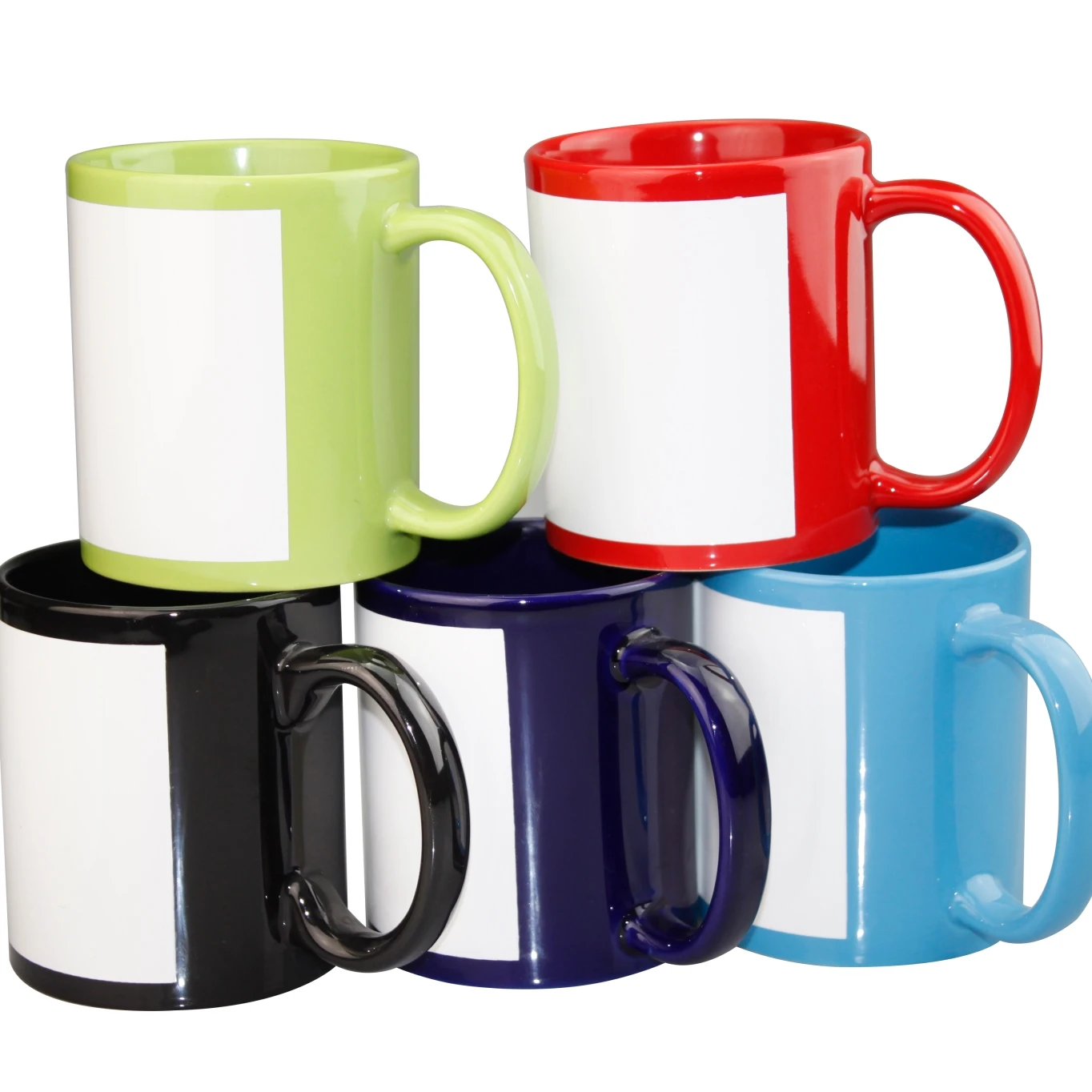 

Factory Direct Rainbow Ceramic Coffee Mug Logo Christmas Mugs Sublimation