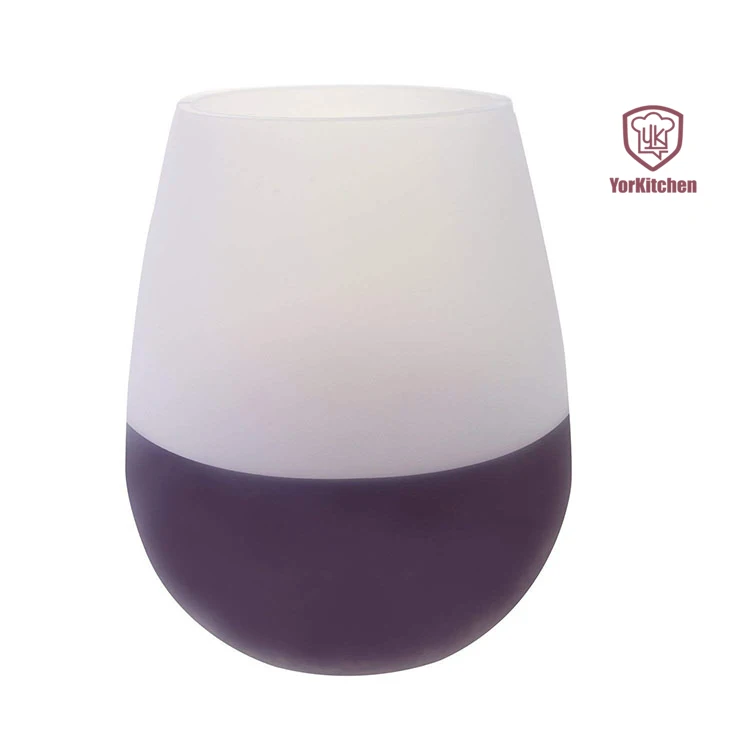 

Dishwashe Outdoor Silicone 100% Rubber Silicone Wine Cups Glass