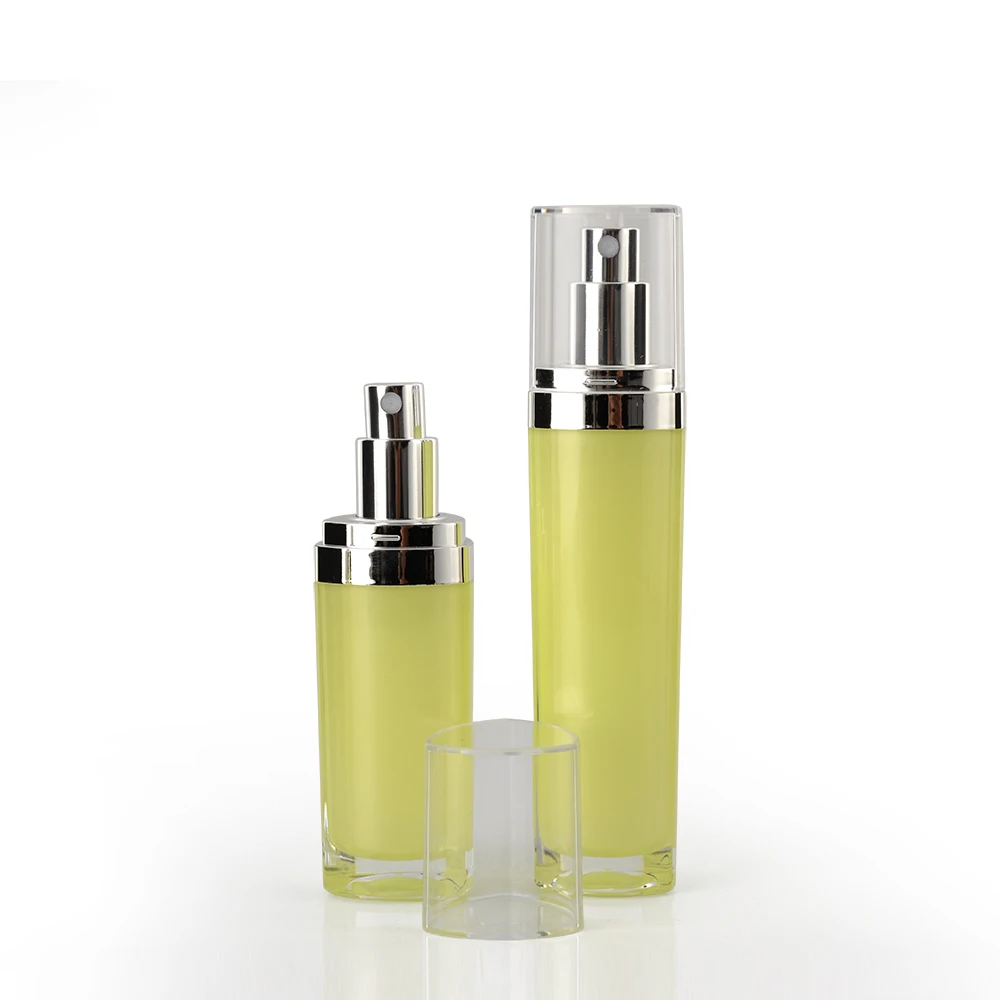 Plastic Plating Round Small Cosmetic Containers Cosmetic Packaging Environment Protection
