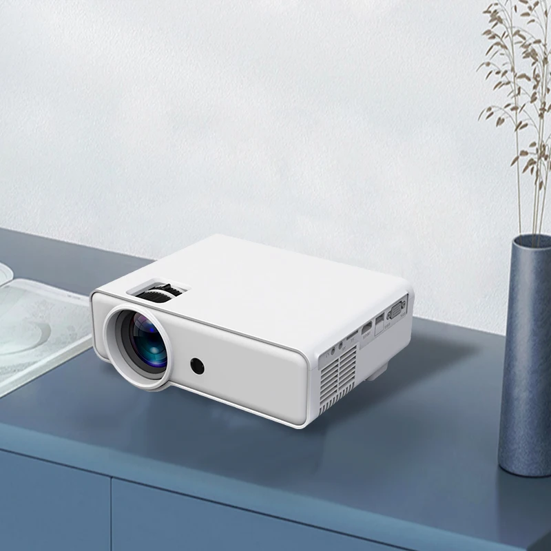 

Sainyer L6 Mobile Lcd Led Mini Projector Screens Portable Mobile laser projector, White black