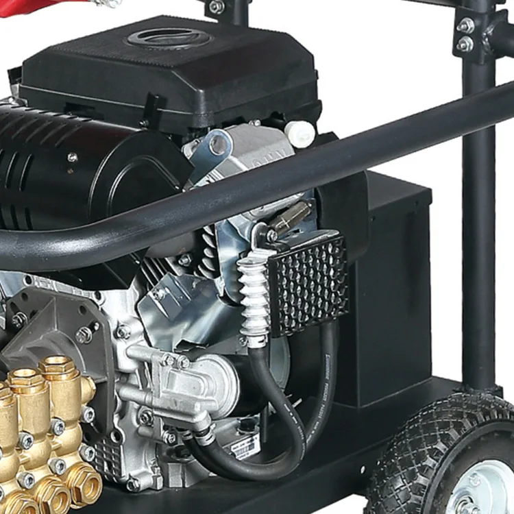 
OEM 350bar 3600rpm 22HP gasoline diesel powered ultra high pressure car washer sewage pipe dredge cleaner machine with gun hose 