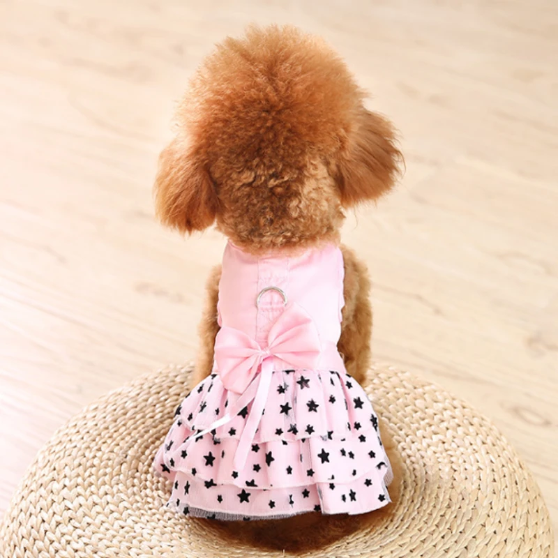 

Pet Spring Apparel Designer Dog Clotheslarge Designer Dog Clothes Pet Dress, Black/white