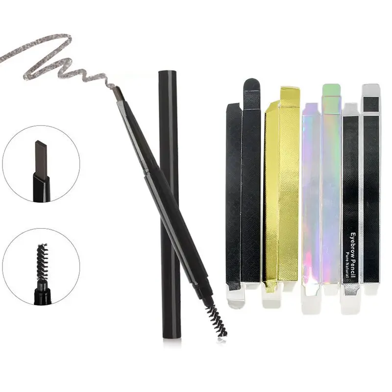 Private label brow pencil Fashion Women Ladies Waterproof Brown Eyebrow Pencil Eye Brow Liner