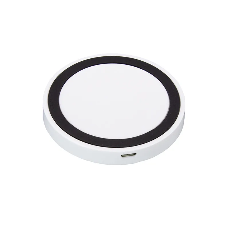 

2021 Fashionable Wireless Charger Pad In Round Shape Colorful Ultra Slim Wireless Charging Station