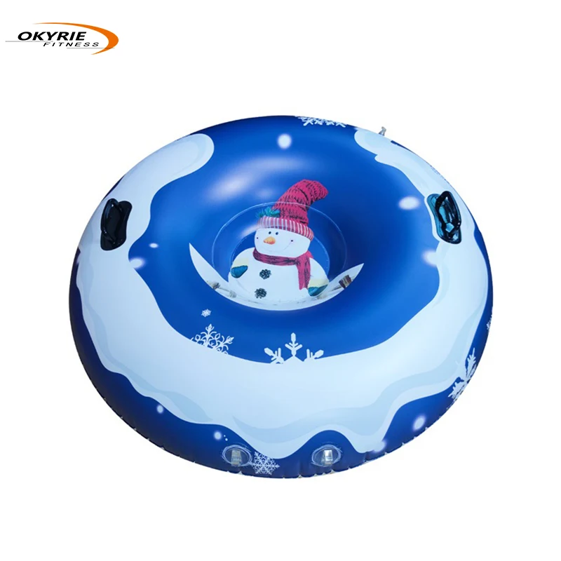 

CHRT 0.6mm Pvc Winter Outdoor Activity Inflatable Snow Tube Towable Sledding Equipment Sledge Snow Tube Sled, Customized