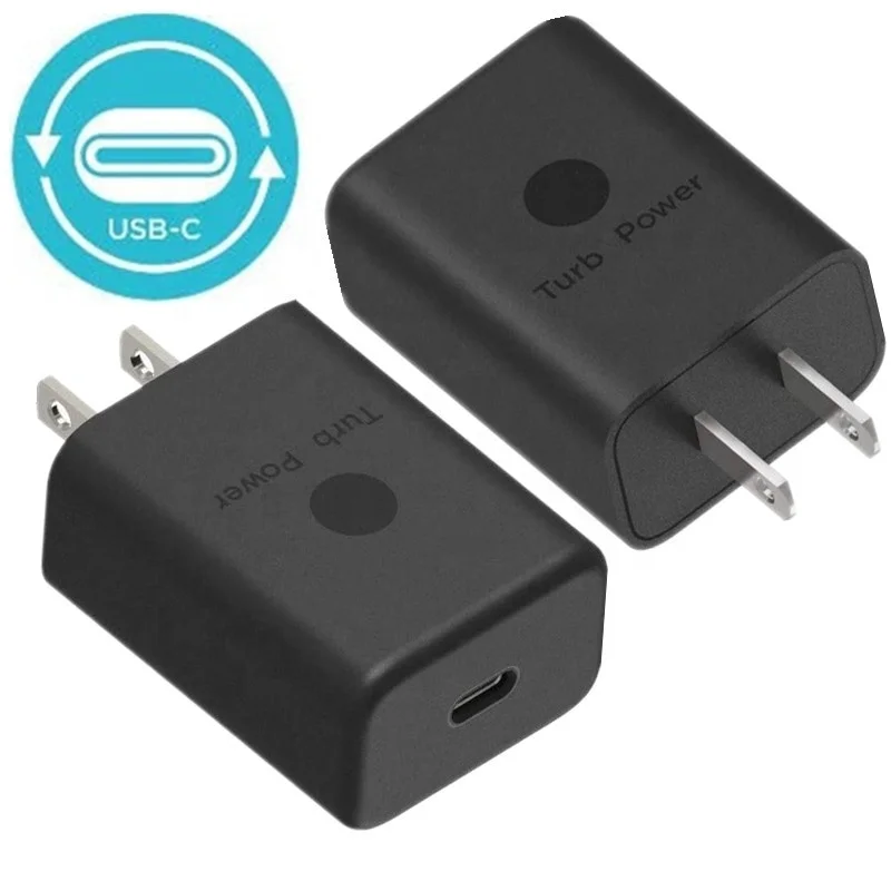 

Type c PD Quick Charger Eu US Wall Charger Adapter For Motorola Z Z2 Z3 X4 G5 G6 G7 Plus Samsung Android phone Pc, Black