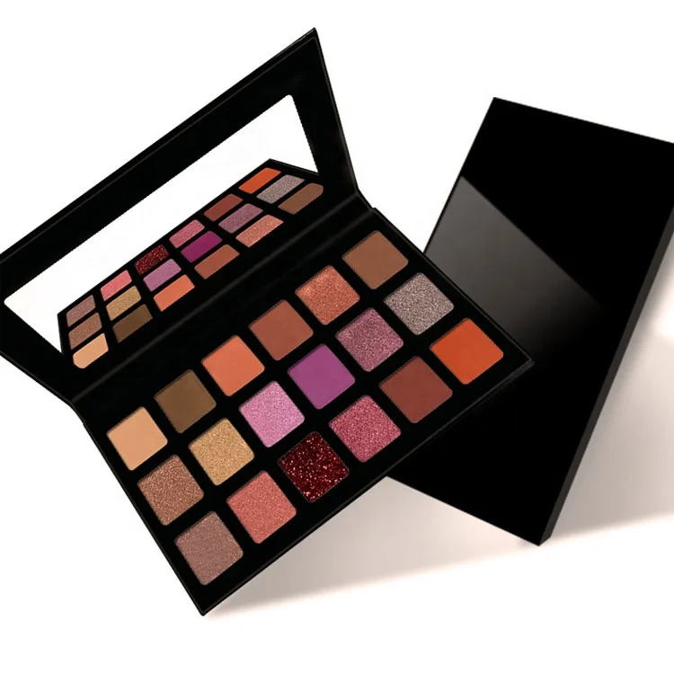 

Hot sale high pigmented long lasting custom logo matte winter eyeshadow palette