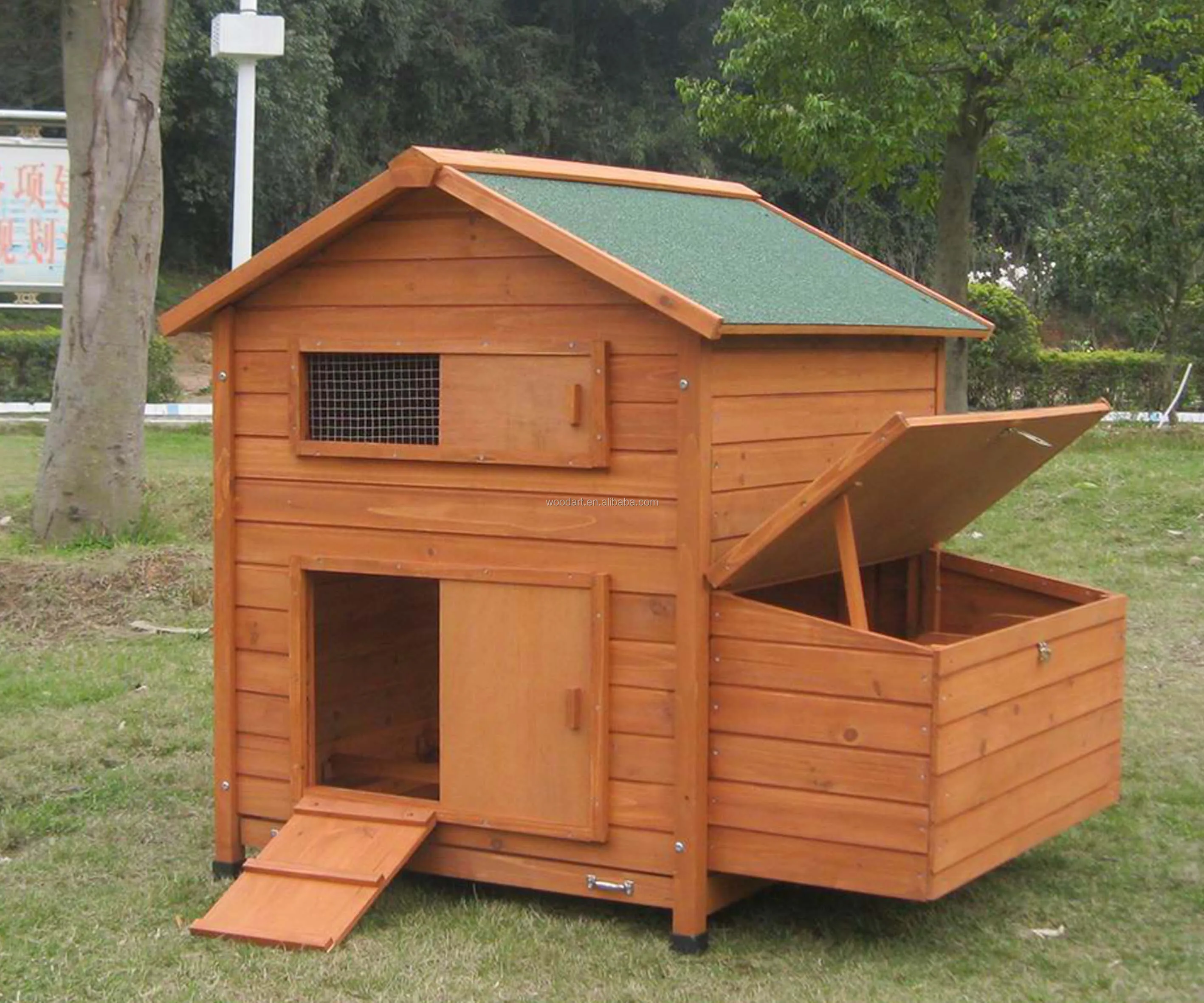 Design Wooden Chicken Coop With Large Run For Sale Buy Design Wooden