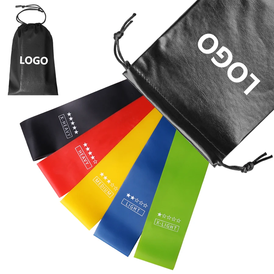 

High quality fitness latex body building gym stretch Mini Bands Small Mini Looped Resistance Bands, Mix-colors