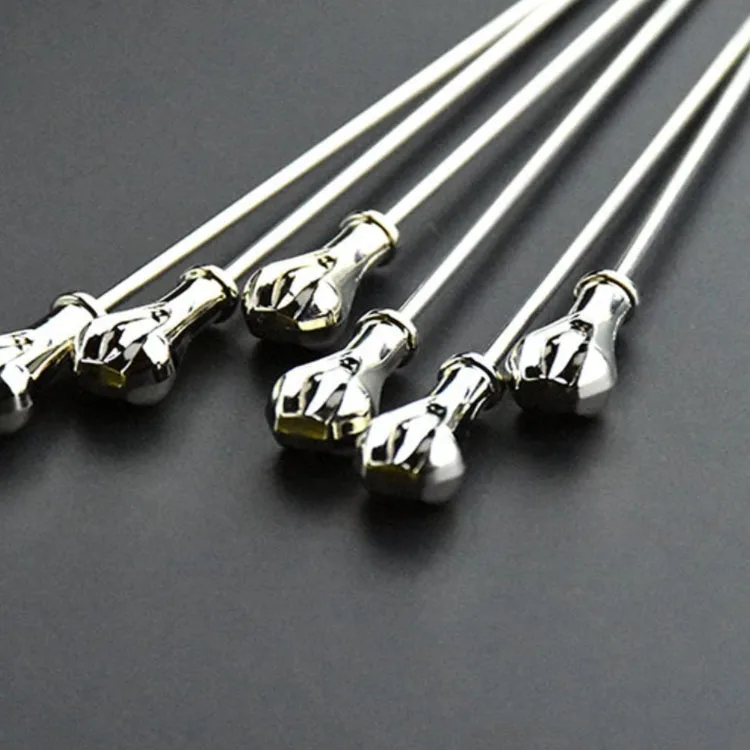 Cocktail Picks Stainless Steel Reusable Crown Martini Fruit Garnish