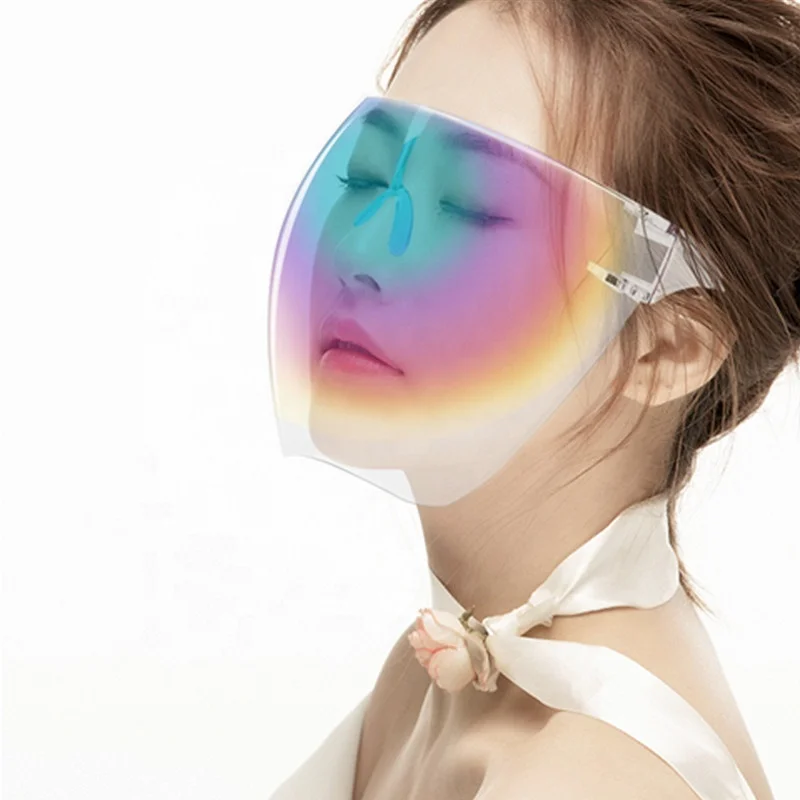 

2021 Hot Quality Women Men Safety Waterproof Anti-Spray Protective Face Shield Glasses Anti Fog Oversized Face Shield Glasses, 14 colors mixed