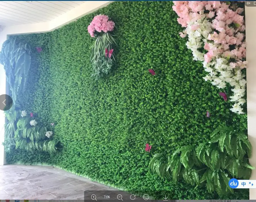 Factory Wholesale 40x60cm Plastic Plant Backdrop Artificial Grass Wall