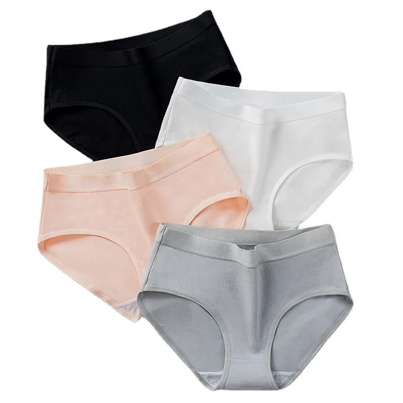 

Wholesale Mid Waist Teen Girl Briefs Underwear Panties Sexy Women Period Panties, 5 colors