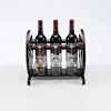 Wood Wine Bottle Holder Display Creative Dolphin Wine Red Wooden Red Wine Rack Three Bottles Holder