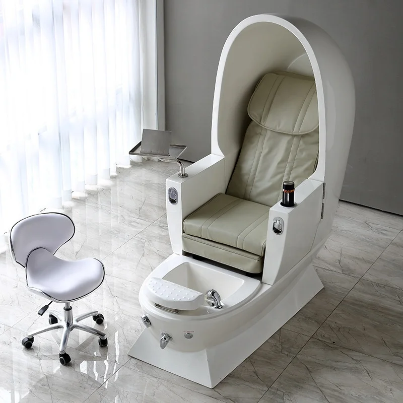 Egg Shape Electric Salon Beauty Furniture Foot Spa Pedicure Chairs No Plumbing For Sale