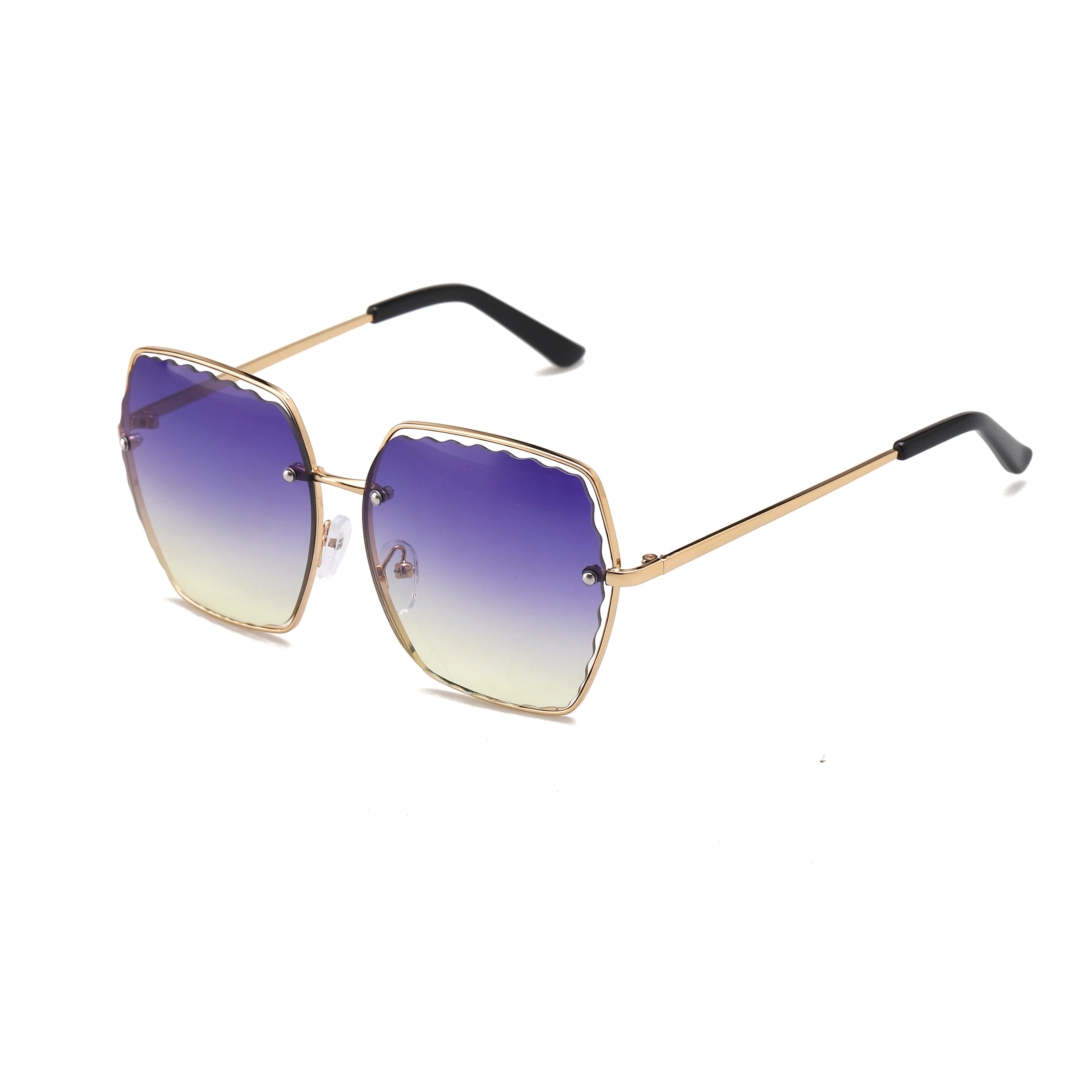 

RENNES [RTS] 2020 trendy mirrored retro shades women metal sunglasses, Colorful