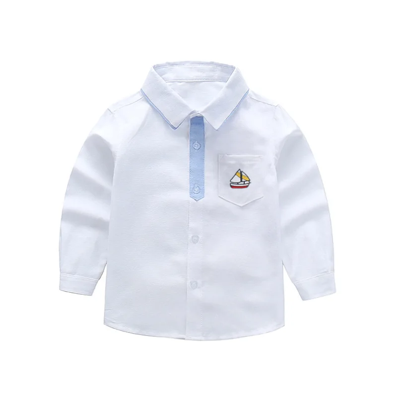 

Kids Boys Gentlemen Shirt Tops Clothes Child Baby Blouse Boy Cotton Shirts T-shirt Clothing