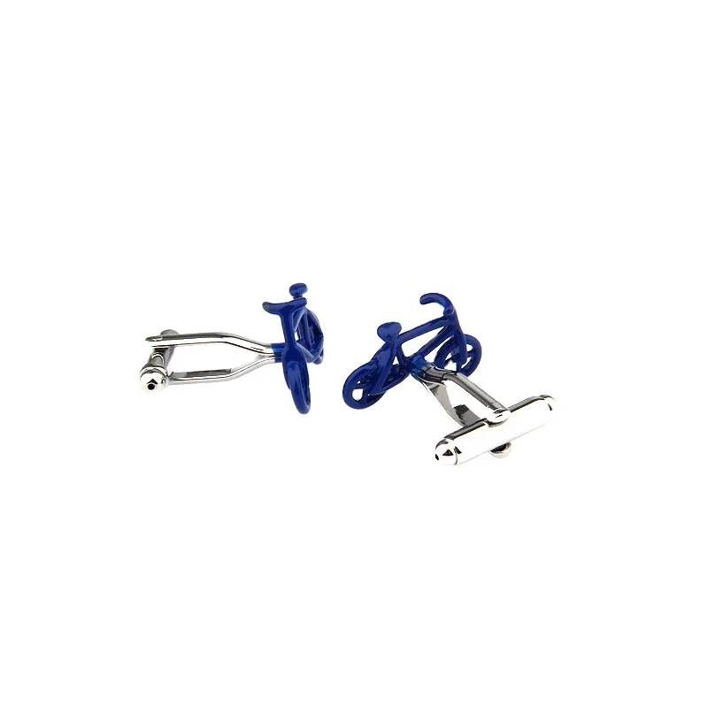 

Wholesale Mini Enamel Little Bicycle Novelty Cufflinks