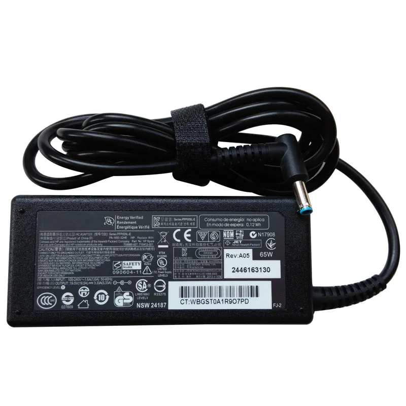 

Universal Laptop charger ac dc notebook 19.5v 3.33a 65w replacement adapter for hp power supply 4.5*3.0mm pin connector