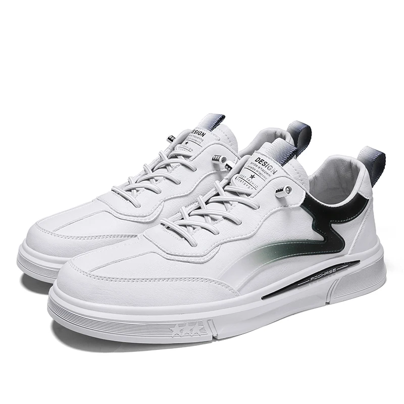 

Wholesale design shoes Men's sports and leisure trendy Custom Logo men's large size light shoes mesh board shoes