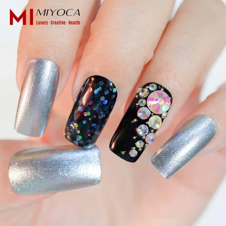 

MIYOCA 6 Sizes Crystals AB Nail Art Rhinestones and Clear Crystal Rhinestones with Pick Up Tweezer and Rhinestone Picker Dot Pen