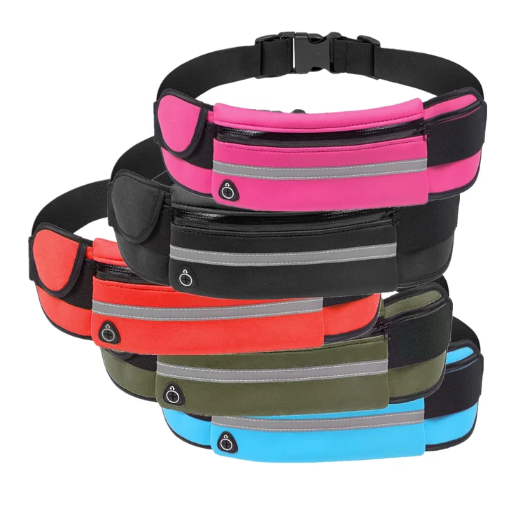 

New Arrival High Quality Bag Fitness Workout Exercise Slim Running Fanny Packs For Women Men, Many colors are available
