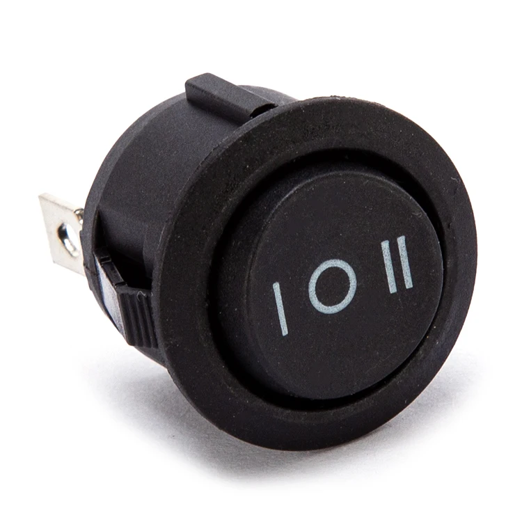 Kcd1-105 Double Pole Rocker Switch Black 16a 250v T125 R11 Rocker ...