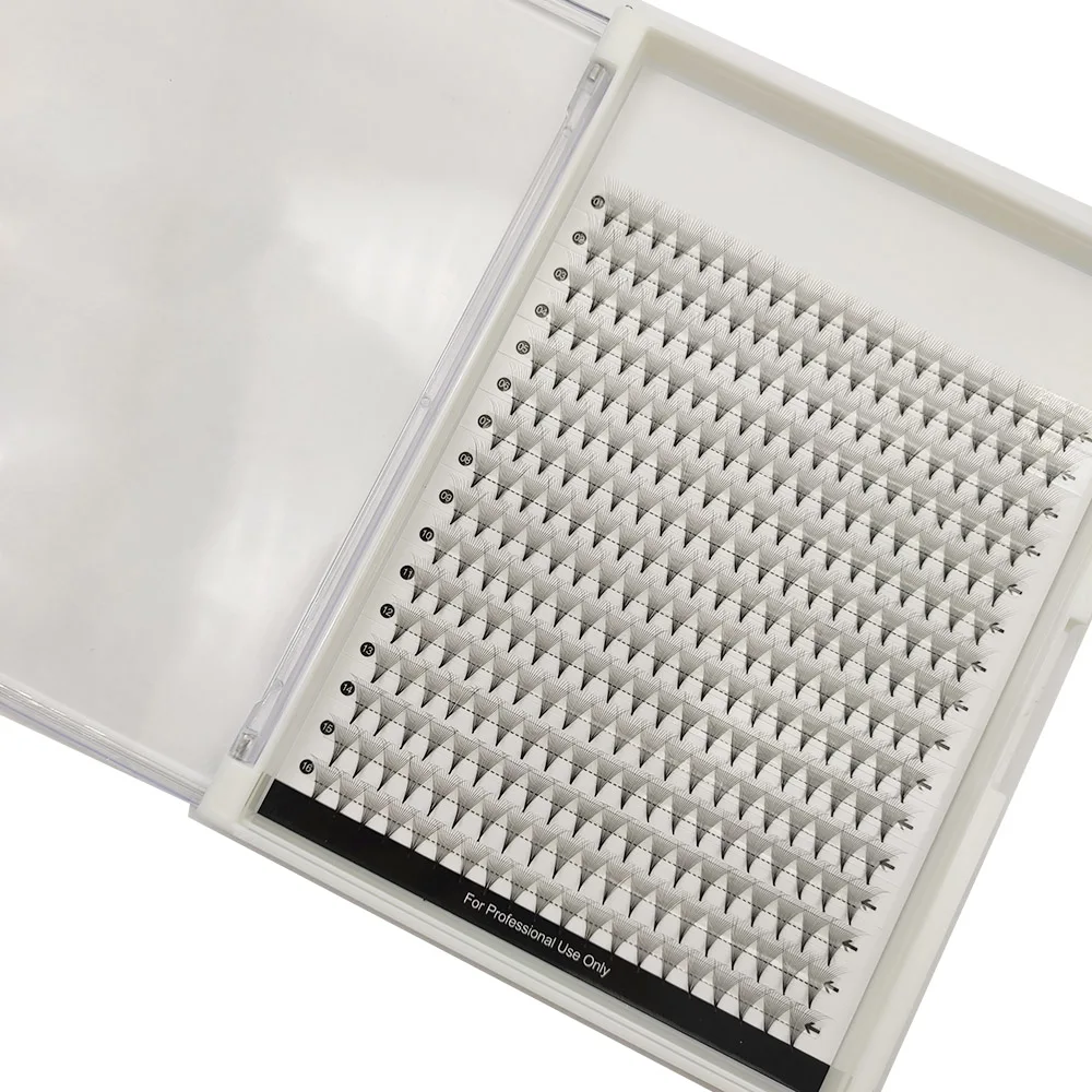 

High quality 3D 5D 10D 14D superroots premade volume fans large tray eyelash extension lashes with private label pre made