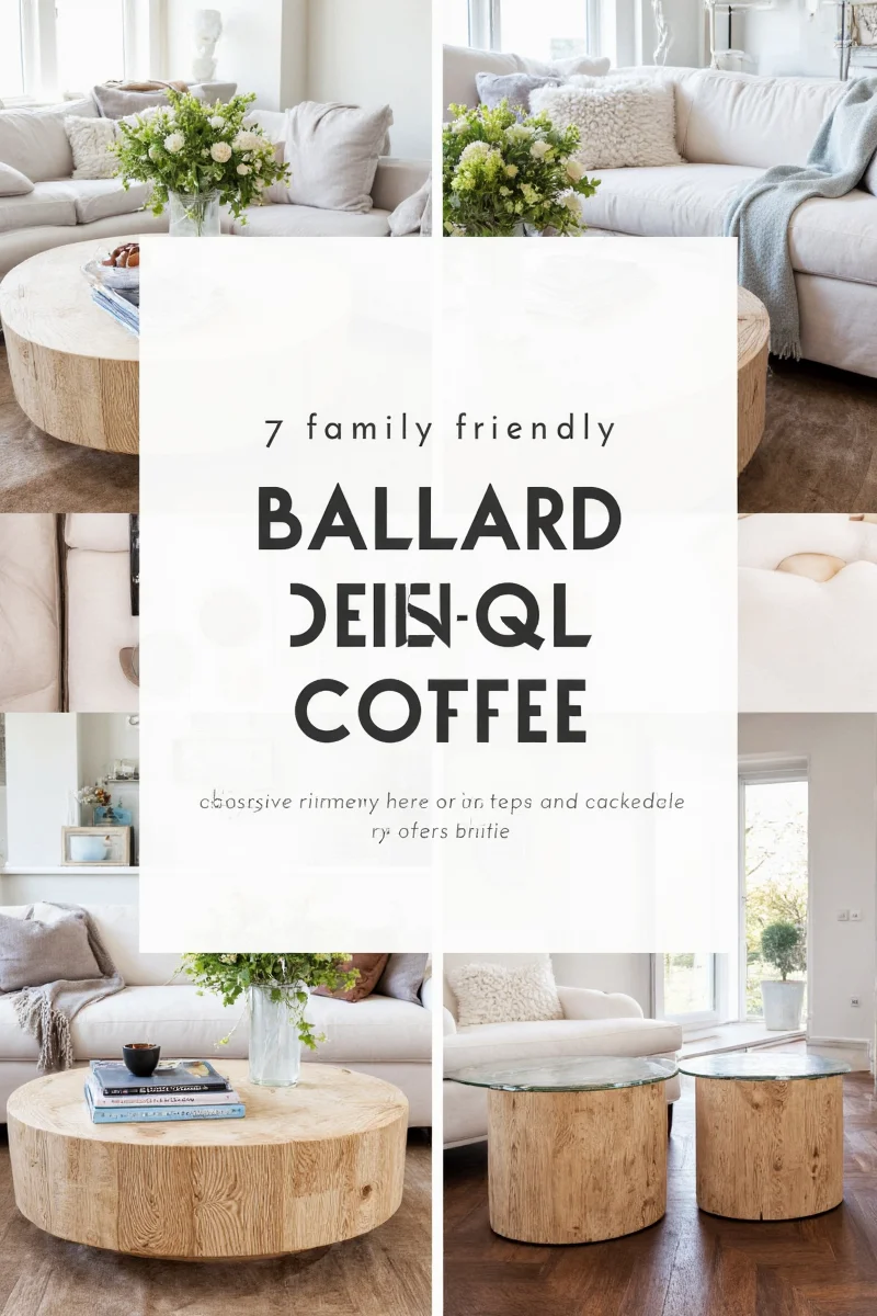 Classic rectangular coffee table from Ballard Designs